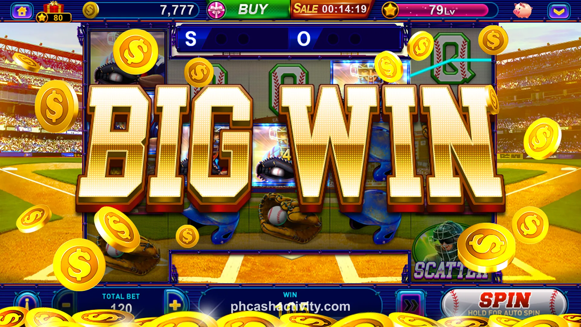 PHCash Slot Game Interface